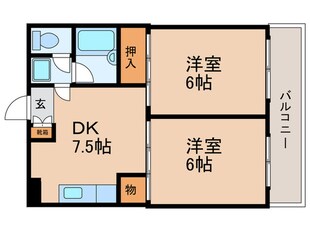 サンフィ－ルドハイツの物件間取画像